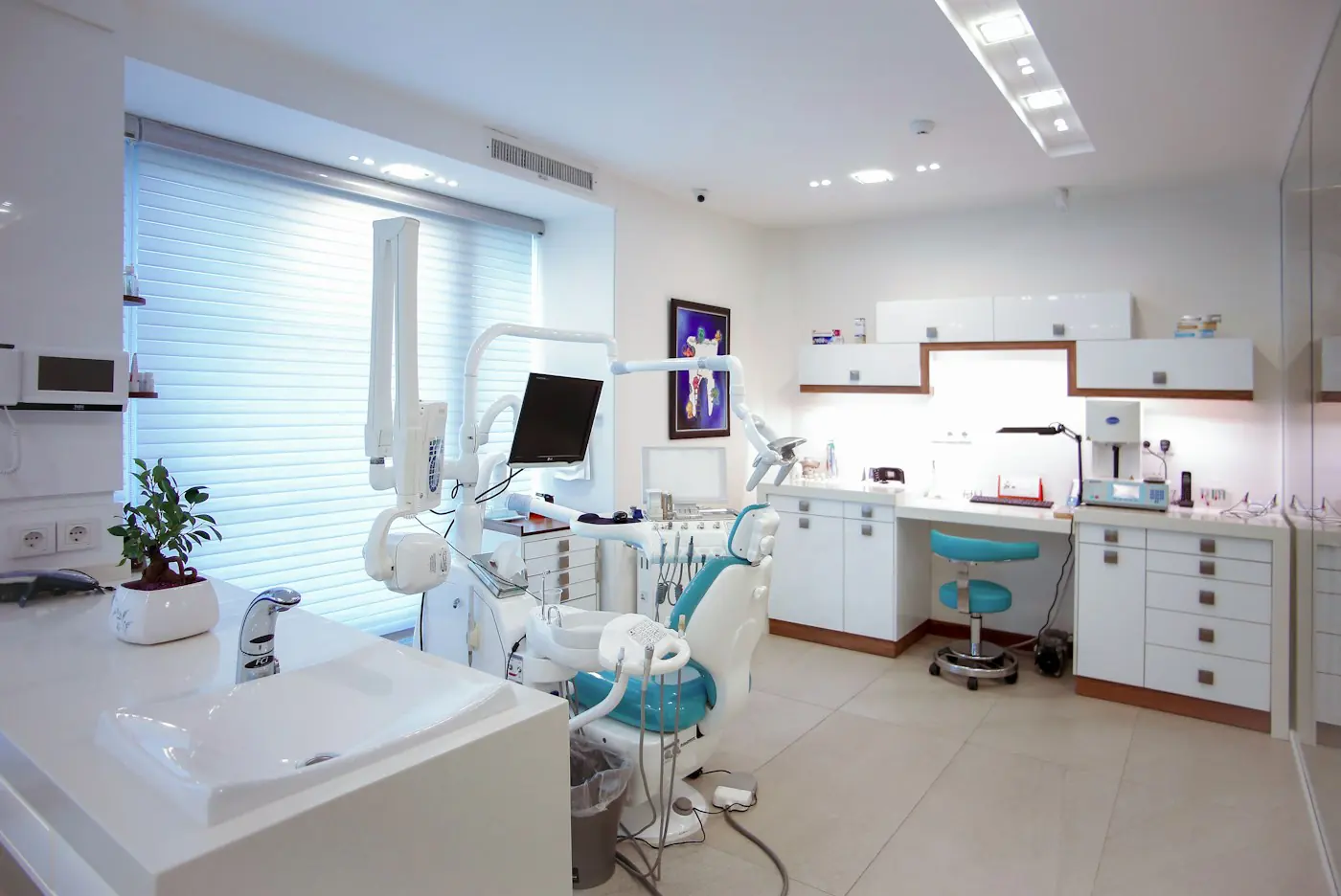 Bright, modern dental surgery